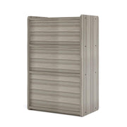 School Age Shelf Storage by Tot Mate – Ready-To-Assemble, 3/4" Thick Industrial Grade Wood Composite Core With Laminate Surfacing, Shadow Elm Gray, Model TMS401R.0W92