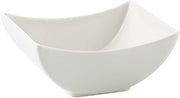 CAC China SHA-B42 Sushia 1 oz Porcelain Square Bowl, 2-3/4" by 2-1/8" by 1-1/4", Bone White (Box of 72)