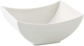 CAC China SHA-B42 Sushia 1 oz Porcelain Square Bowl, 2-3/4" by 2-1/8" by 1-1/4", Bone White (Box of 72)