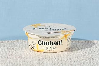 Chobani Vanilla Greek Yogurt, 4 Ounce -- 12 per case.