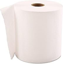 GEN HWTWHI Hardwound Roll Towels, 1-Ply, White, 8-Inch x 600 ft, 12 Rolls/Carton