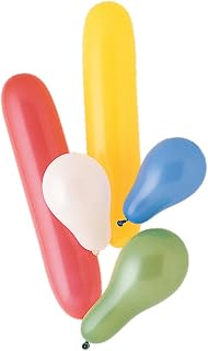 Unique Party Vibrant Assorted Party Latex Balloons (Pack Of 50), Premium Quality & Long-Lasting - Perfect For Celebrations, Birthdays & Events