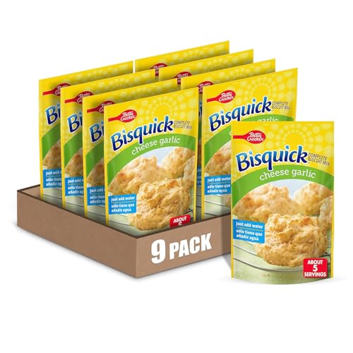 Betty Crocker Cheese Garlic / 7.75 Ounce (Pack of 9) / 9 Biscuits