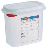 T983 Food Containers with Lids by Araven – 1.5Ltr, 1.5 liters, Plastic Polypropylene, Yellow,blue,green,red, Pack of 4