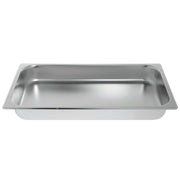 Chafing Dish Food Pan Full Size 9 1/2 Qt Stainless Steel - 21"L x 12 3/4"W x 2 1/2"H by HUBERT – Stainless Steel, Silver, Model YH733-FP