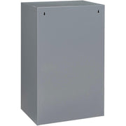 Wall Mount Storage Cabinet with Locking Recessed Handle by Global Industrial – Alloy Steel, Gray, Model 269877GY
