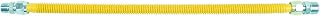 BrassCraft CSSC14-24 P 3/4-Inch MIP x 1/2-Inch MIP x 24-Inch ProCoat Gas Appliance Connector, 5/8-Inch, OD 150,000 BTU