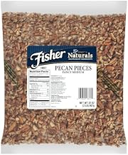 Fisher Roasted & Salted Fancy Pecan Medium Pieces, 5-Pounds (Pack of 1)