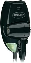 Hairdryer, Wallmount, Black, 1600 Watts
