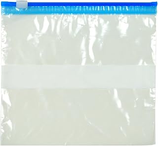 LK Packaging 9" x 12" 1.75 mil No Leak Slide Seal Bag w-Write On Block, 250/CS