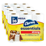 Charmin White / 9 Count (Pack of 4) / Essentials Strong Toilet Paper Toilet Paper
