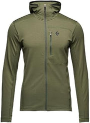 Black Diamond Mens Coefficient Long Sleeve Fleece Hoody, Dark Crimson, X-Large