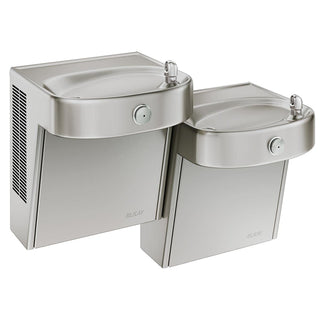 Wall Mount Mechanical Activation ADA Cooler Non-Filtered Non-refrigerated Stainless by Elkay – Stainless Steel, Model LVRCHDTLDDSC
