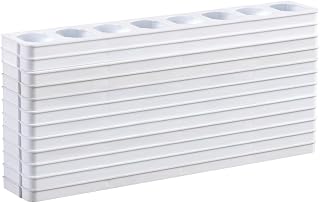 Prang Empty Oval Watercolor Refill Tray Set, White, 12 Trays/Pack, Case of 12 Packs, 144 Refill Trays Total