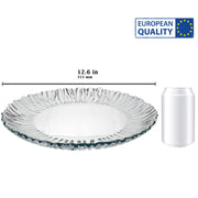 Appetizer Plates by Pasabahce – Large, Glass, Transparent, Model 10499 L