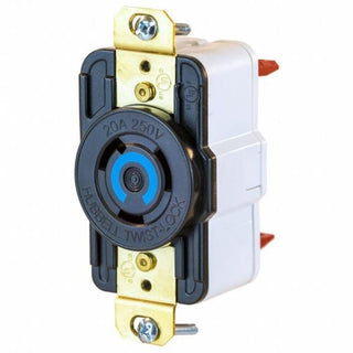 Locking Receptacle by Hubbell – Nylon, Black, Model HBL2320ST