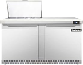 DL60-12M-FB Designer Line Mighty Top Sandwich Unit, 60" W, With 12 Pan Top Openings & Front Breathing