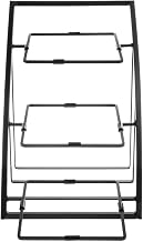 Cal-Mil 1750-13 Mission Square Bowl Display, 19" Length x 12" Width x 13.5" Height, Black