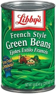 Libby's French Style Green Beans, 14.5oz Can (Pack of 6)