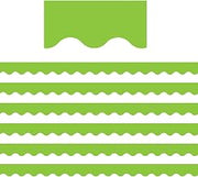 Teacher Created Resources Lime Scalloped Border Trim, 35 Feet Per Pack, 6 Packs