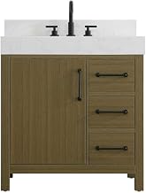 Elegant Kitchen and Bath 32" Single Bathroom Vanity in Chestnut Brown