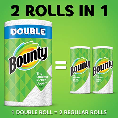 Bounty White / 1 / 60 Sheets per Roll (Pack of 6 Rolls) Paper & Plastic