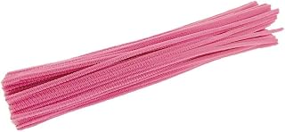 Colorations Pink Chenille Stems Pipe Cleaners, Pack of 100, Arts & Crafts