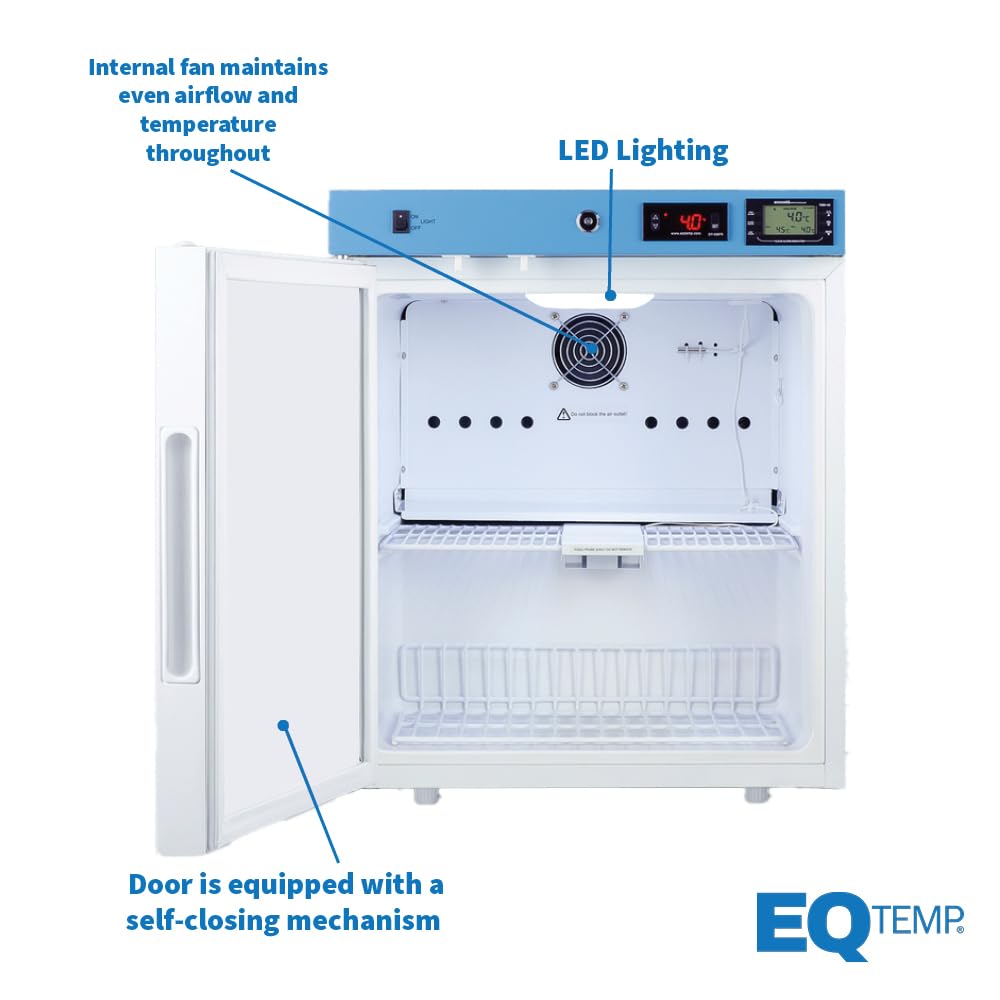 EQTemp Left Hand Door / White / 1.94 cubic_feet Lab Refrigerators