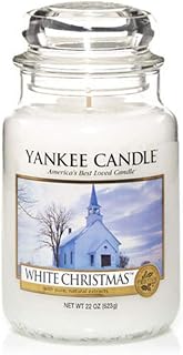 Large 22Oz Jars-White Christmas Large Jar Yankee Candle