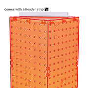 Azar Displays Pegboard + Hooks / Orange / 8" W x 20" H Display Racks