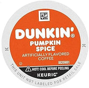 Dunkin' Donuts Coffee, Pumpkin Spice Flavored Coffee, K Cup Pods for Keurig Coffee Makers, 88 Count