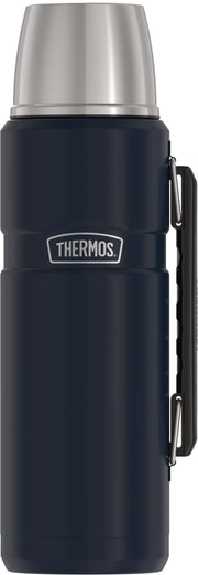 Stainless King Vacuum-Insulated Beverage Bottle by THERMOS – 68 Ounces, 68.0 fluid_ounces, Stainless Steel, Midnight Blue, Model SK2020MDB4
