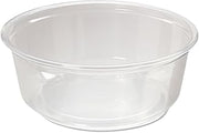 Fabri-Kal Alur PET Rolled Rim Round Deli Container Clear, 8.5 oz. | 500/Case