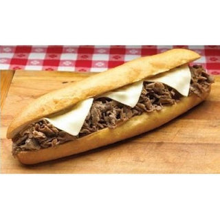 Kings Command Foods Raw Lightly Marinated Philly Beef Steak by American Packing & Gasket – 4 Ounces, Pack of 40