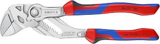 KNIPEX Tools 86 05 180 7-Inch Pliers Wrench Comfort Grip