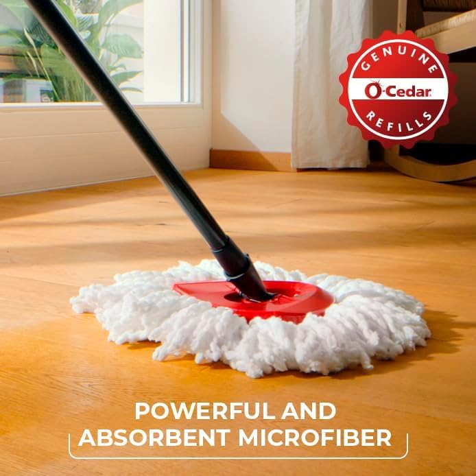 O-Cedar Easywring Spin Mop & Bucket + Lavender Pacs / EasyWring + Lavender PACS / 1 Mops & Bucket Sets