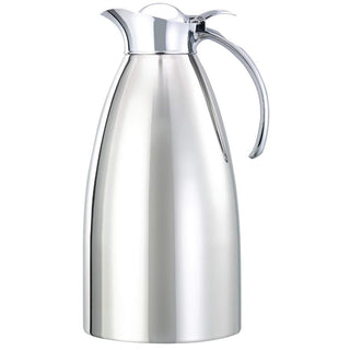 Carafe, 2 Liter Capacity, Polished Finish (Case of 6) by Service Ideas – 67.6 Ounces, 2.0 liters, Stainless Steel, Pack of 6, Model 982C20