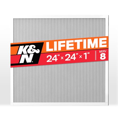 K&N 23.4" x 23.4" x 0.8" / Merv 8 / 1 Furnace Filters