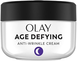 Olay Age Defying Anti-Wrinkle Replenishing Night Face Cream, 2.0 Ounce, 3 Count