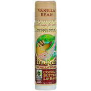 Cocoa Butter Lip Balm-Vanilla Bean by Badger – 2 Count (Pack of 1), A1087, Pack of 2, Model XA-048B