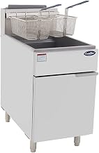 Atosa ATFS-75 (5) Burner Stainless Steel Full Pot Gas Fryer | 75 lb.