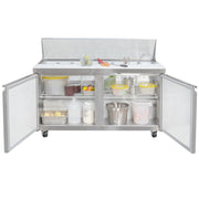 60 1/5" Sandwich/Salad Prep Table w/Refrigerated Base by MOTAK – 65.35x34.65x45.67, In Description, Check Images, Model MST-60-X