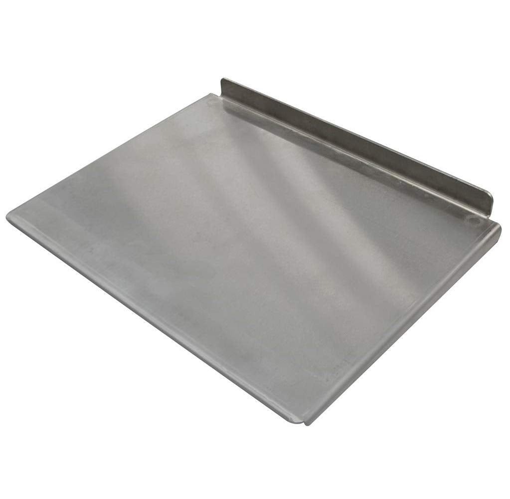 BK Resources GrillCook Pro Medium Upright Shelf Stand with 12" Shelf – 12 Inches, Stainless Steel, Silver, Model GCP-2S
