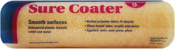 3SC038 RollerLite Sure Coater Professional Standard High-Density Polyester and Acrylic Blend Semi-Smooth Roller Cover (2 Pack), 9" by .375"