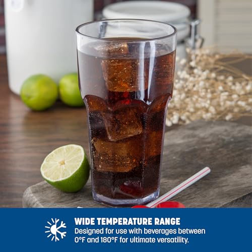 Carlisle FoodService Products 22 Ounces / Classic / Clear Tumblers & Water Glasses