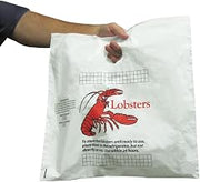 Primepak Pak-Sher Die-Cut Lobster Takeout Bag Clear, 17" Length x 17.5" Depth | 500/Case