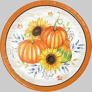 Creative Converting Happy Harvest Fall Dessert Plates, 8 ct