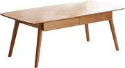 Solid Oak Coffee Table - Coffee Tables for Living Room, Mesa de Centro | 100% solid oak coffee table with storage shelf, easy to assemble, dimensions 120x56x45 cm, perfect for living room, home