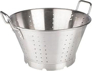 Winco Stainless Steel Premium Colander with Base, 16-Quart, Medium | Heavy-duty, Large capacity for bulk use, Great for Draining Pasta, Rinsing Produce, Straining and Kitchen Prep