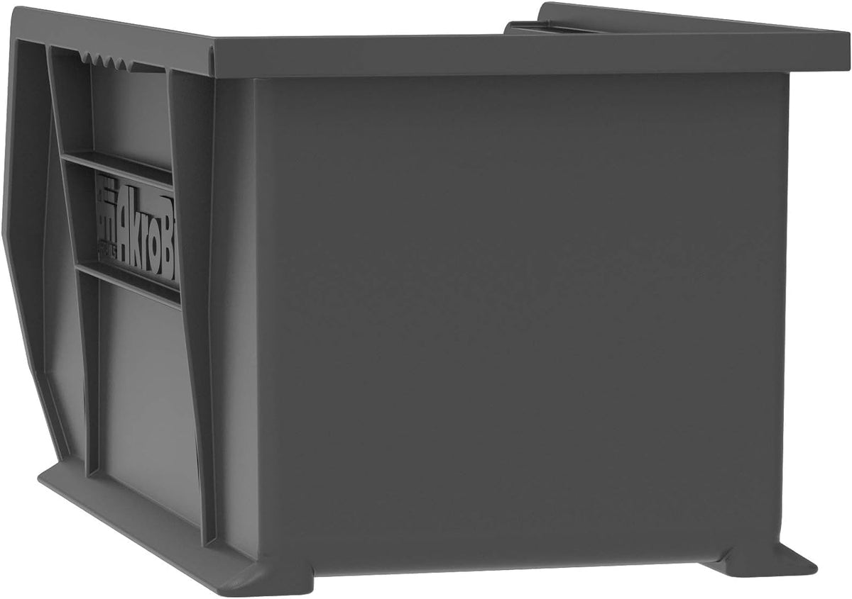 Akro-Mils Black / Containers / 15-Inch x 8-Inch x 7-Inch, 12-Pack Open Storage Bins